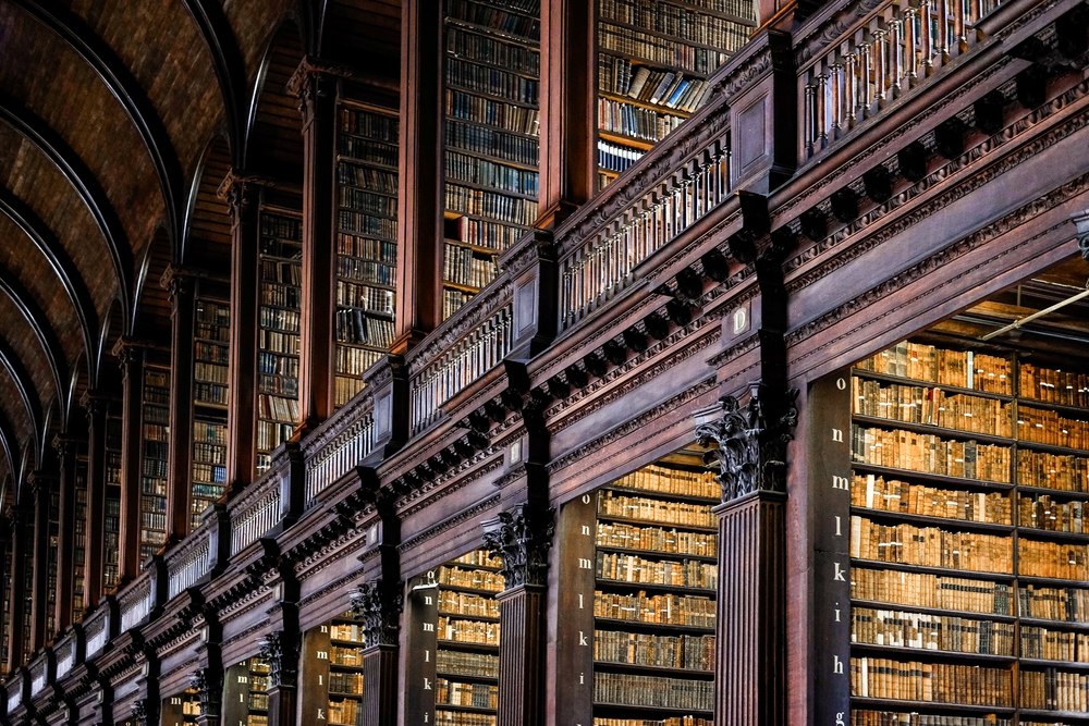 Bookshops and Historic Libraries to Explore: Picture of a historical library In Lisbon