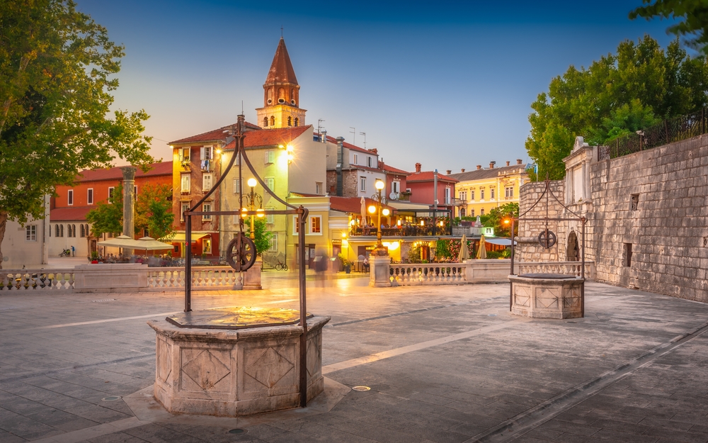 The Best Seasonal Festivals in Zadar and What They Tell Us About Croatian Culture: Ariel view of Zadar Croatia at sunset